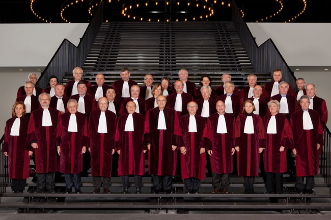 Les juges de la Cour de Justice de l'Union européenne